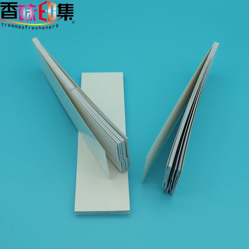 Оптовая продажа, индивидуальная брошюра для парфюма, бумага для парфюма, тестовые полоски, образец для парфюма