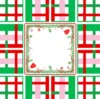 Red ribbon mat
