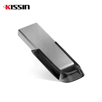 Kissin 100% Original 64GB 16GB 32GB 128GB Wholesale Custom logo Memory Sticks cle USB 2.0/3.0 Flash Drive Pendrive