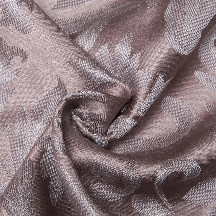 Wholesale living room floral jacquard ring top window curtains