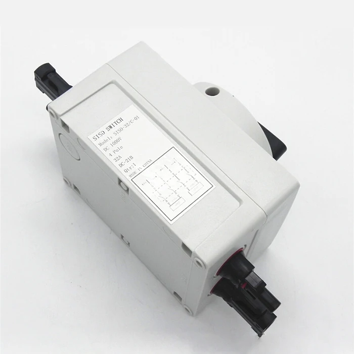 Interrupteur sectionneur d'isolateur de PV solaire 1000V 32 A 4 pôles -  Chine Interrupteur d'isolement, l'isolement
