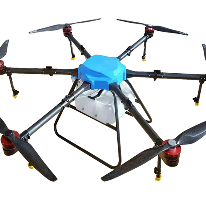 Hot selling 6 axis 10L/16L Plant Protection UAV Carbon Fiber Agricultural Drone Frame Sprayer Machine supplier