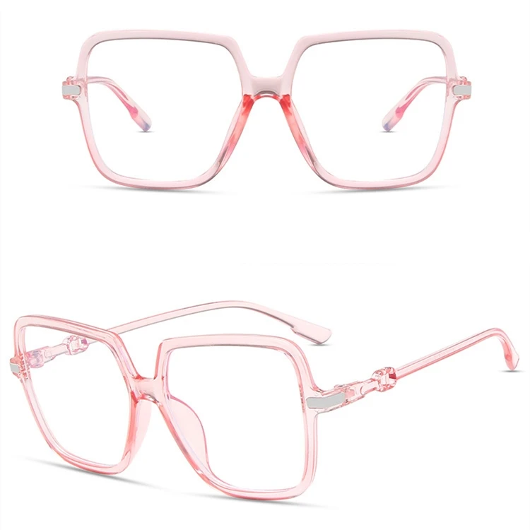 DLO5198 Anti Blue Light Glasses Clear Pink Green Frame