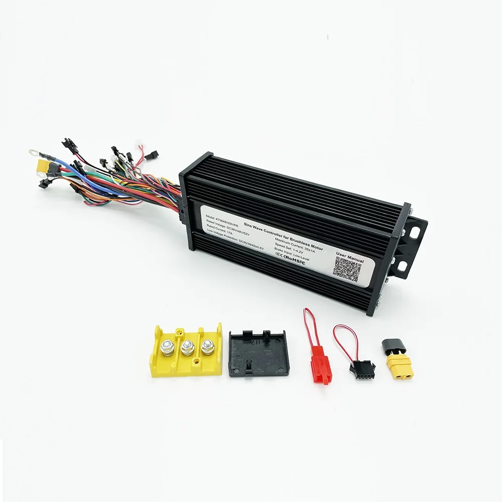 48V 52V 60В 72В 1500W-3000W 45A 3-режимный Синусоидальная волна фара для электровелосипеда в контроллер с цветной ЖК-дисплей зал или мотор