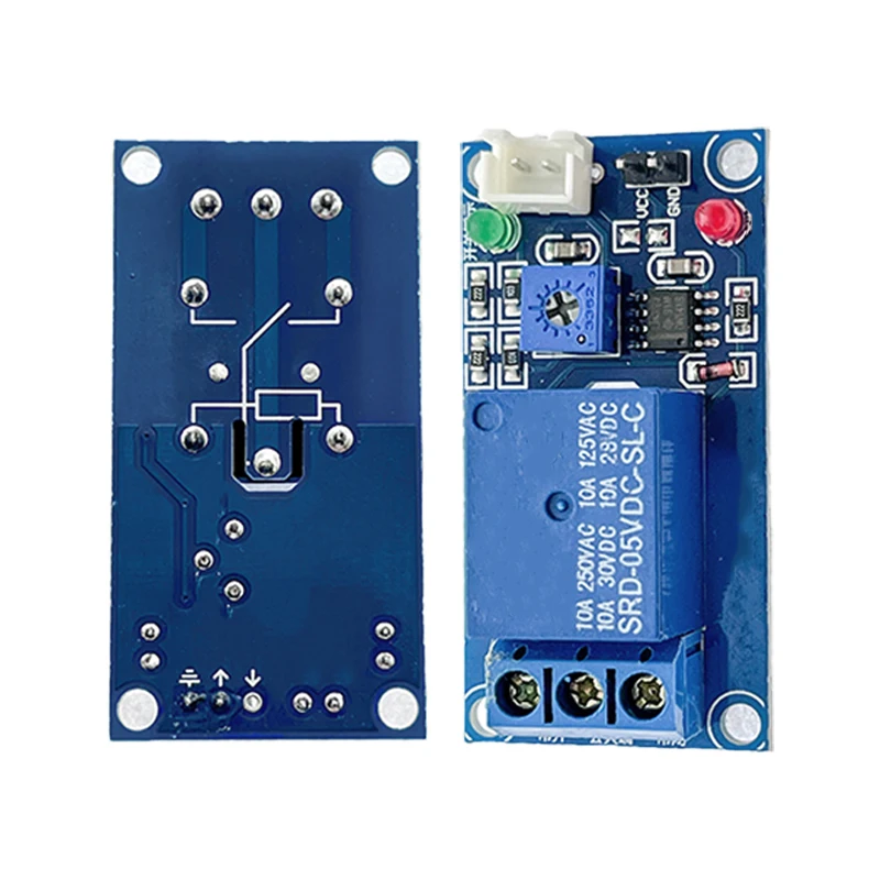 Module Relais Photorésistif DC 12V 10A - Détecteur Luminosité Automatique 5 PCS - Dutty XH M131