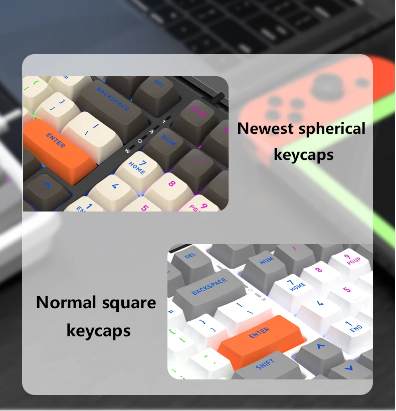 Wireless Mechanical Keyboard - Gaming & Multilingual