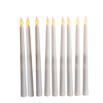 Flameless Taper Candles Flickering Battery Operated Realistic Electric LED Candle sticks Made of Plastic for Home Decor