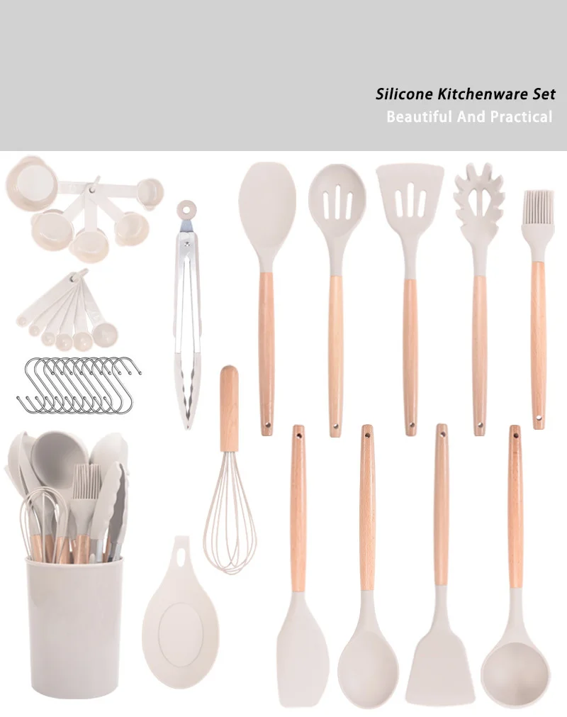 Raybin Kitchen Accessories Cooking Tools Bulk Stocked Luxurious Wood