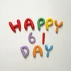 Gomma morbida - taglia grande - colorato - Happy Day - 61