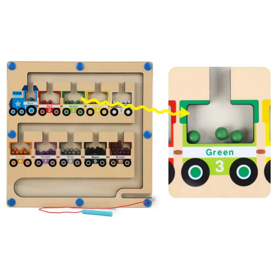 Et New Arrivals Maze Board Color And Counting Maze