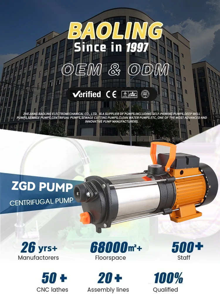 Industrial Zgd Electric Submersible Water Pump For Sale Price Water