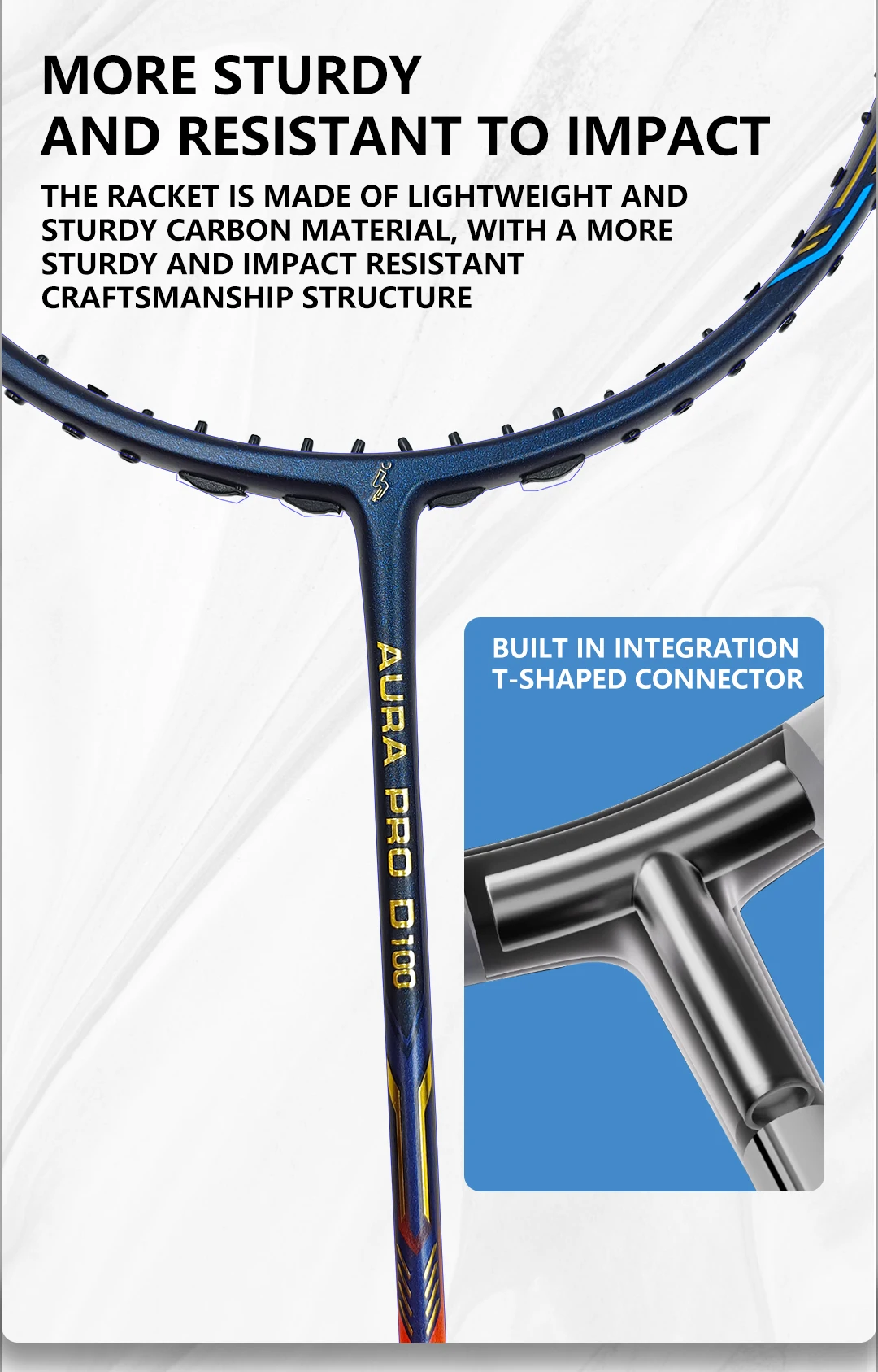 Dmantis Brand OEM Carbon Fiber Badminton Rackets High Performance Badminton Bat for Players manufacture