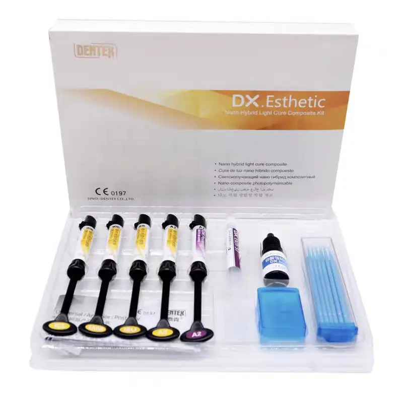 Dental Composite Materials Restorative Dental Materials Porcelain Restoration Kit Aesthetic Restoration Resin Kit