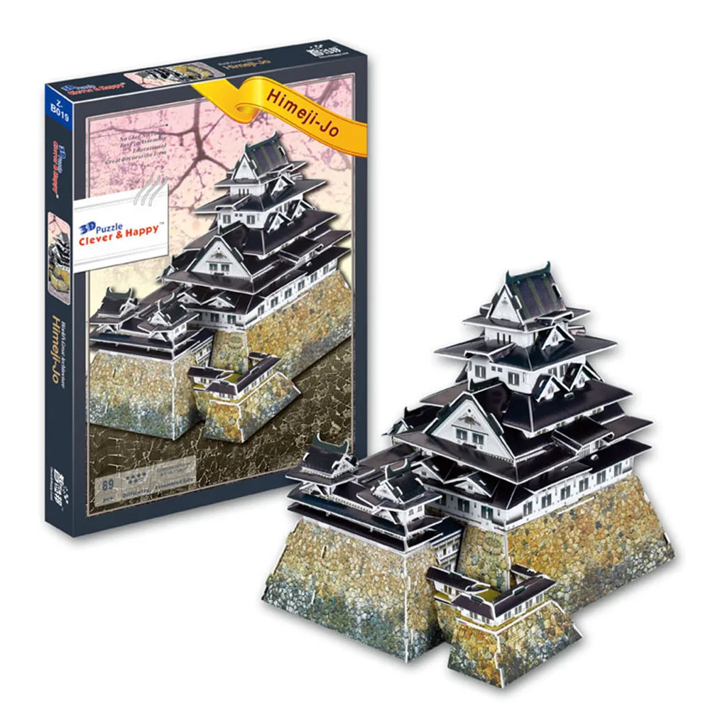 3D puzzle Paper Craft-Shadowbox Ryukyu Kingdom Shuri-jo Castle-Made In Japan 3D puzzle Paper Craft-Shadowbox Ryukyu Kingdom Shuri-jo Castle-Made In Japan
