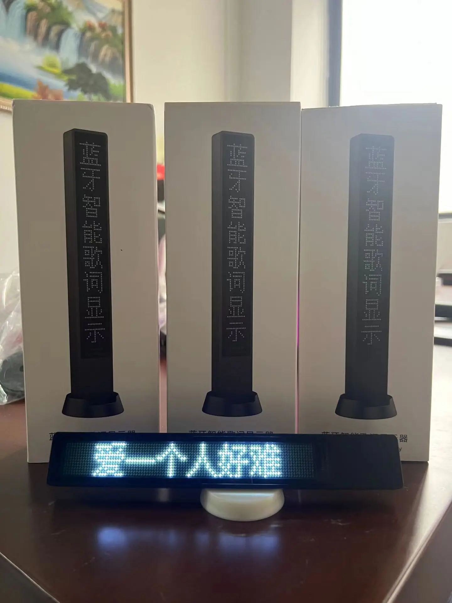 Smart Desktop Lyrics Display Ubricks E1001 With Speaker Outdoor