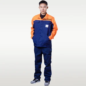 Safety Electrician Construction Fire Resistant Work Clothes Jacket Pants Workwear Suites Clothing