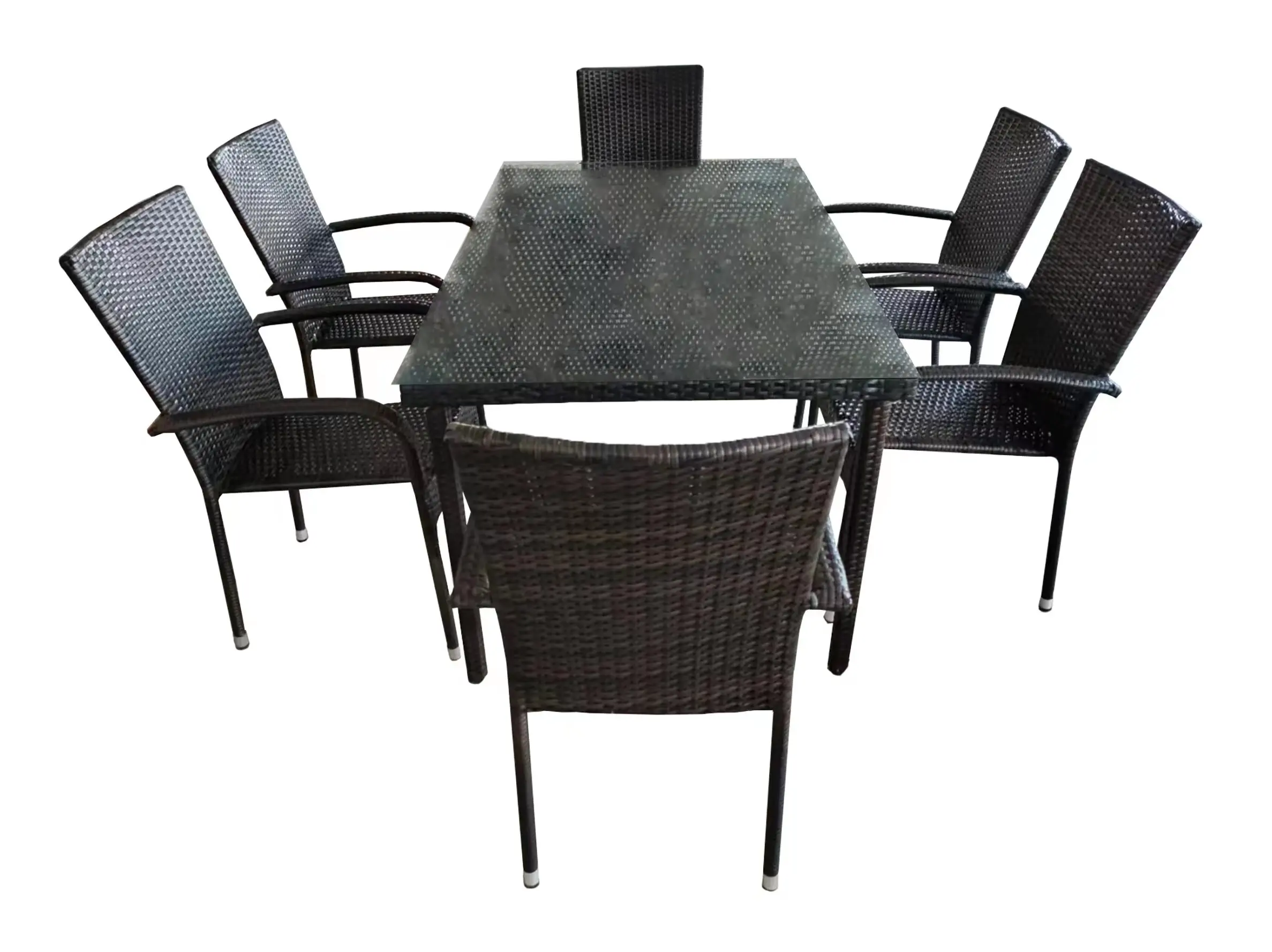 Modern Design Hideaway Metal Dining Table And Chairs Set Garden Outdoor