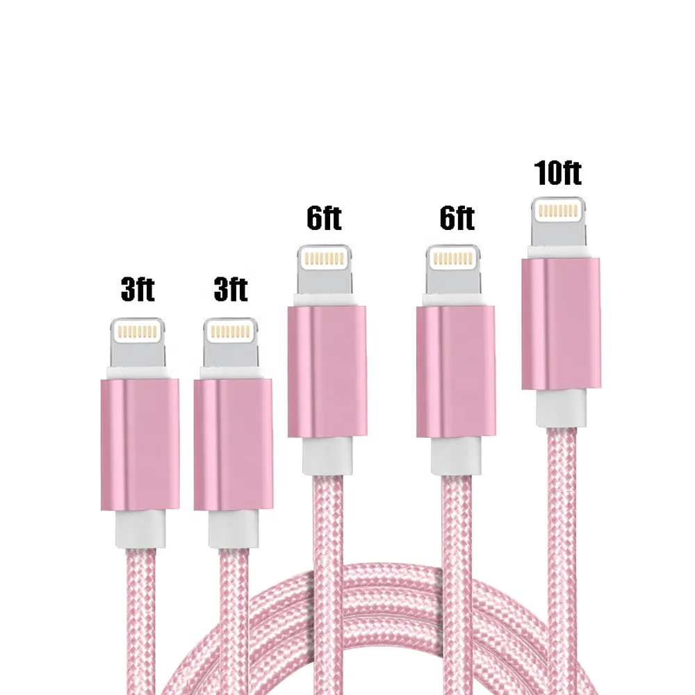 10ft Fast Charger Cable For Iphone Se 6 7 8 Xs Xr 11 Pro 3m Aluminum Nylon Braided Usb Data Sync For Iphone Charging Cable Buy Fast Charge Cable For Iphone Se 6 7 8 10m Nylon For Iphone Usb Cable For Iphone