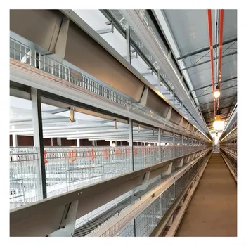 Structure Building Chicken Farm Poultry Prefab House RETECH Layer Broiler Multifunctional Provided Chicken Coop Farming Steel