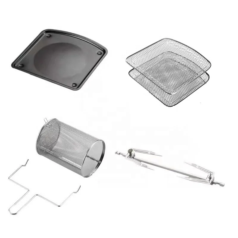 13l Electric Digital Air Fryer Oven With 10 Cooking Presets Rotisserie