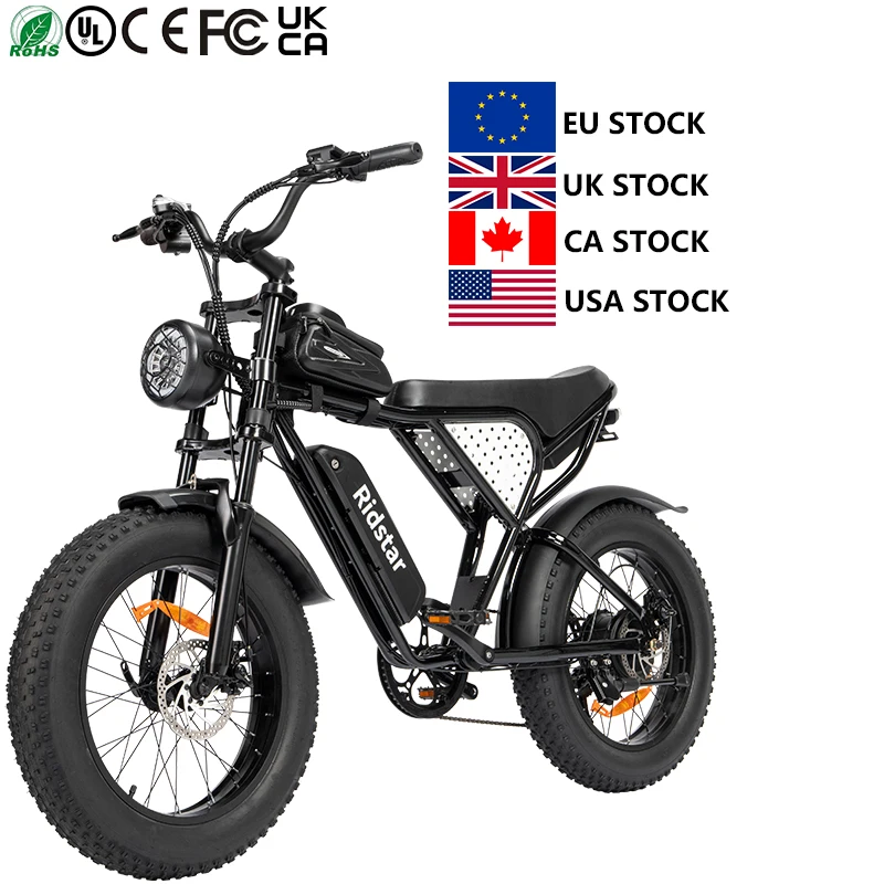 Ridstar Q20 Mini Electric Bike 48V 15AH Hub Motor Off-Road E-Motor