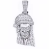 4-Silver Small Jesus Pendant