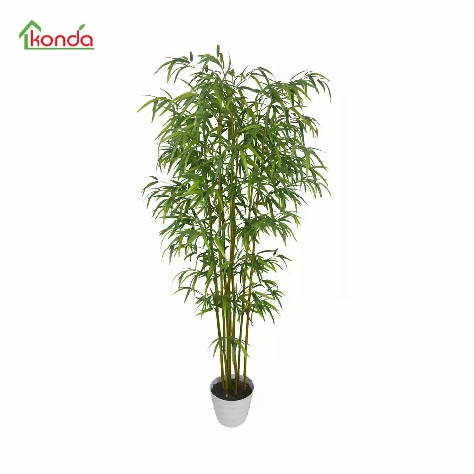Uninflammable Artificial Bamboo Plant Decor Outdoor Lifelike Artificial