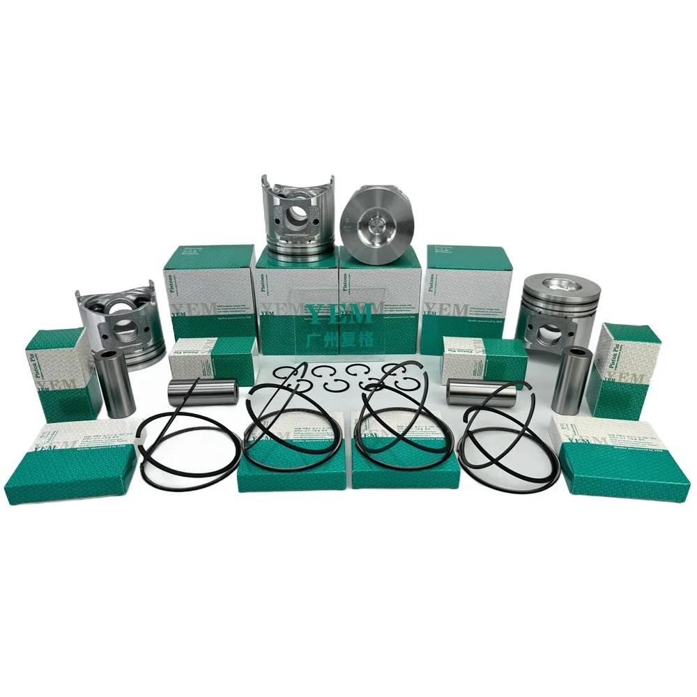 China Wholesale D1005 D1105 D1305 D905 V1205 V1305 V1505 Piston Kit for Kubota Machinery Diesel Engine