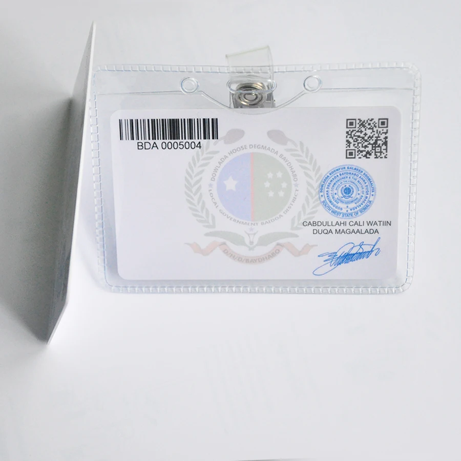 PVC Printed Identity Card for Staff with Photos and Chips
