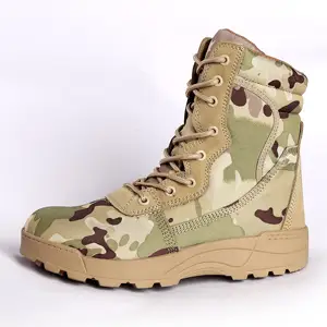 Wholesale Outdoor Boots Camouflage Hiking Shoes Anti slip Walking Footwear Lightweight Tactical Boots Breathable Trail Shoes