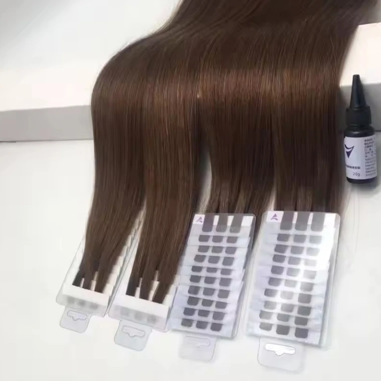 Hot Selling Luxury Quality  Extension 100% Virgin Cuticle Human Hair V Light Ultrasonic Hair Extension