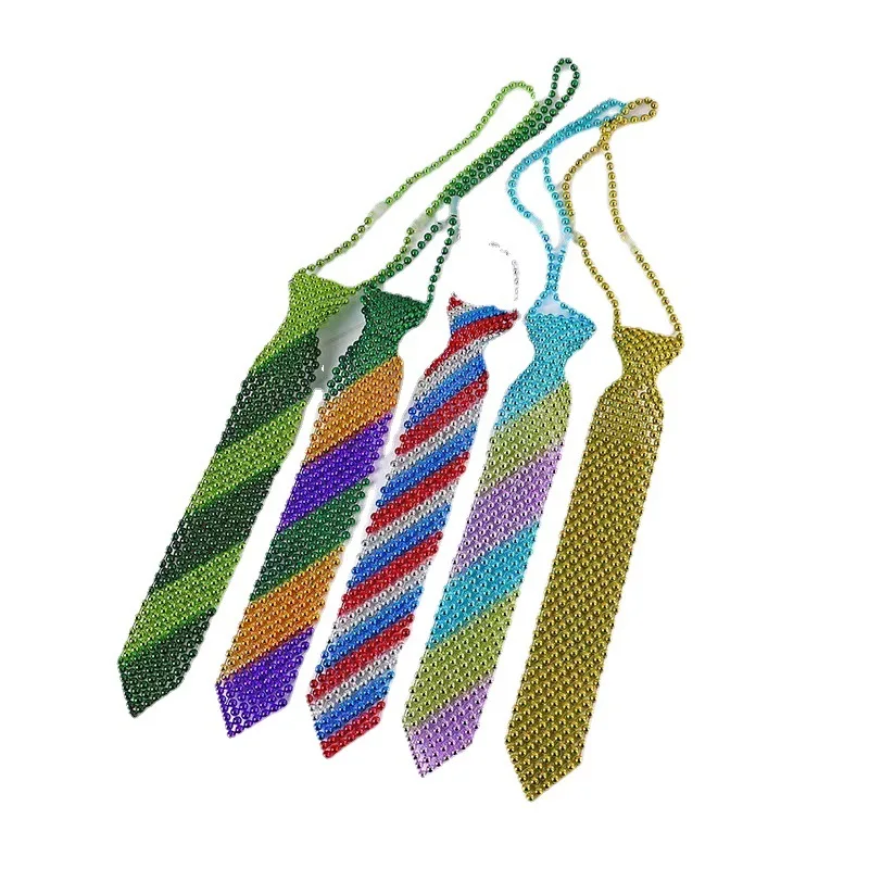 mardi gras colors necktie