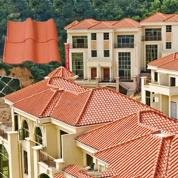 Synthetic Spanish s Type Red Clay Roof Clay Tiles Ceramic