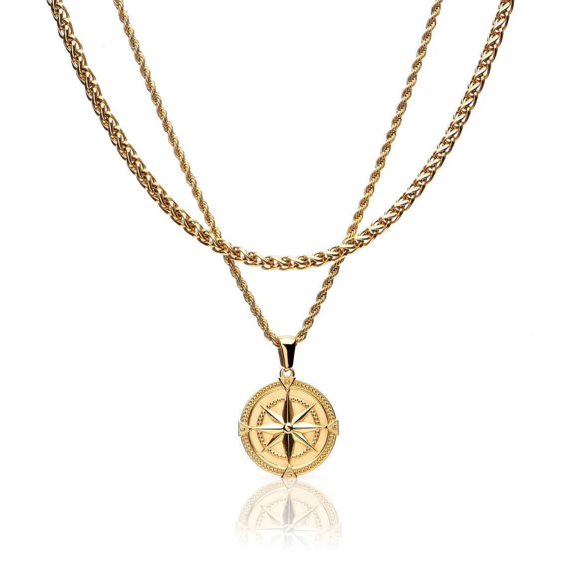 Collier Pendentif Homme Totem Soleil - Chaîne 60cm, Motif Amérindien Aigle, Vintage, Anti-ternissement, Cadeau