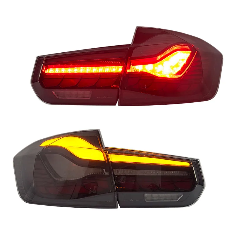 SJC Auto New Design Red Smoked Dragon Scale OLED Taillight for BMW