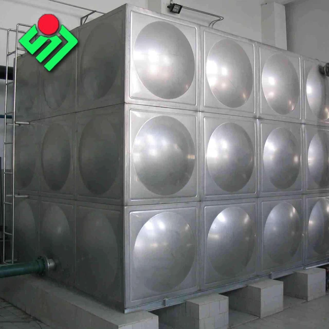 Factory Custom Direct Selling FRP Assembly Fire Reserve Water Storage Domestic Water tank Stainless Steel Water tank