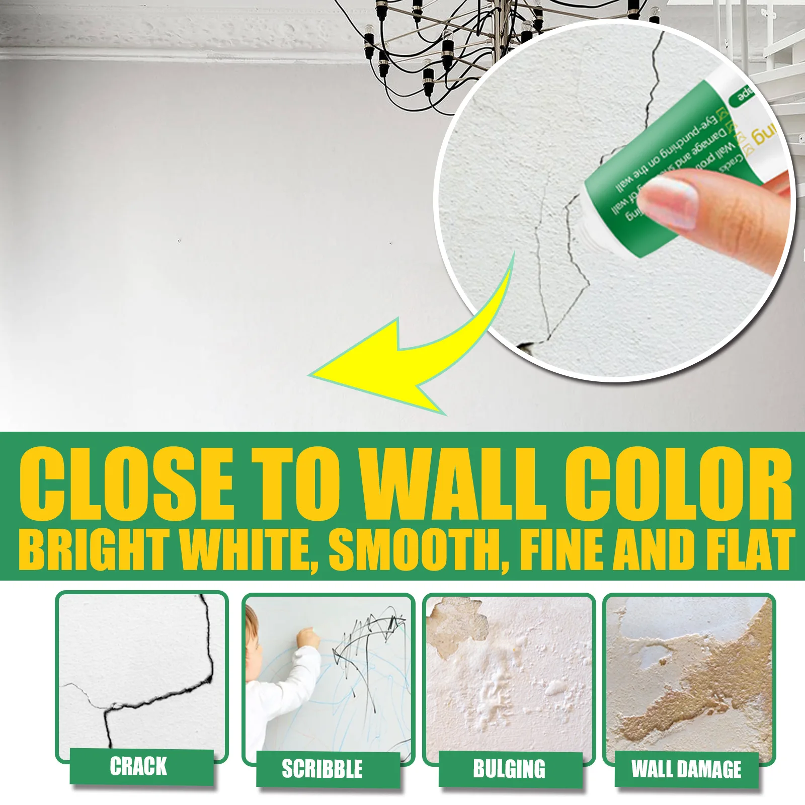 Easy Use Holes Crack In Your Wall Surface Wall Mending Agent Kit Wall