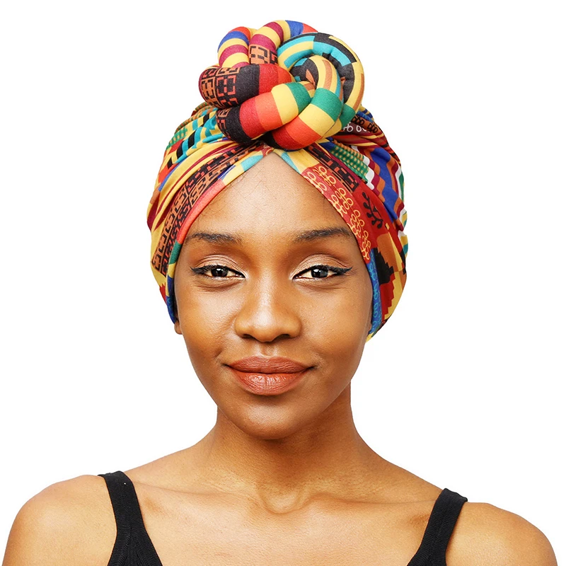 Custom Logo Women's Turban Head Scarf Hair Accessories, OEM