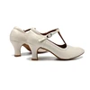 White/Leather Sole