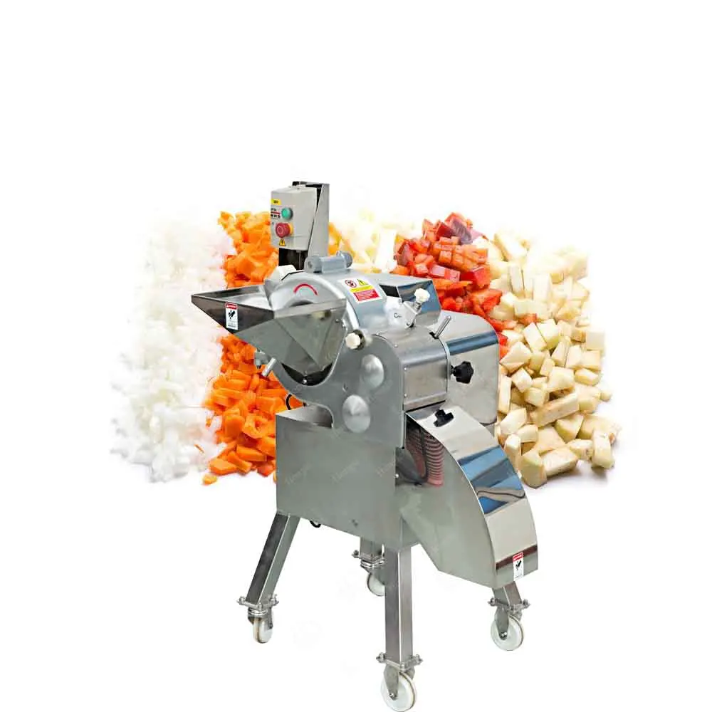 Commercieel Industrieel Elektrisch Groente Snijmachine Dicing Machine voor Aardappel Fruit & Groene Ui Met Motor Als Kerncomponent