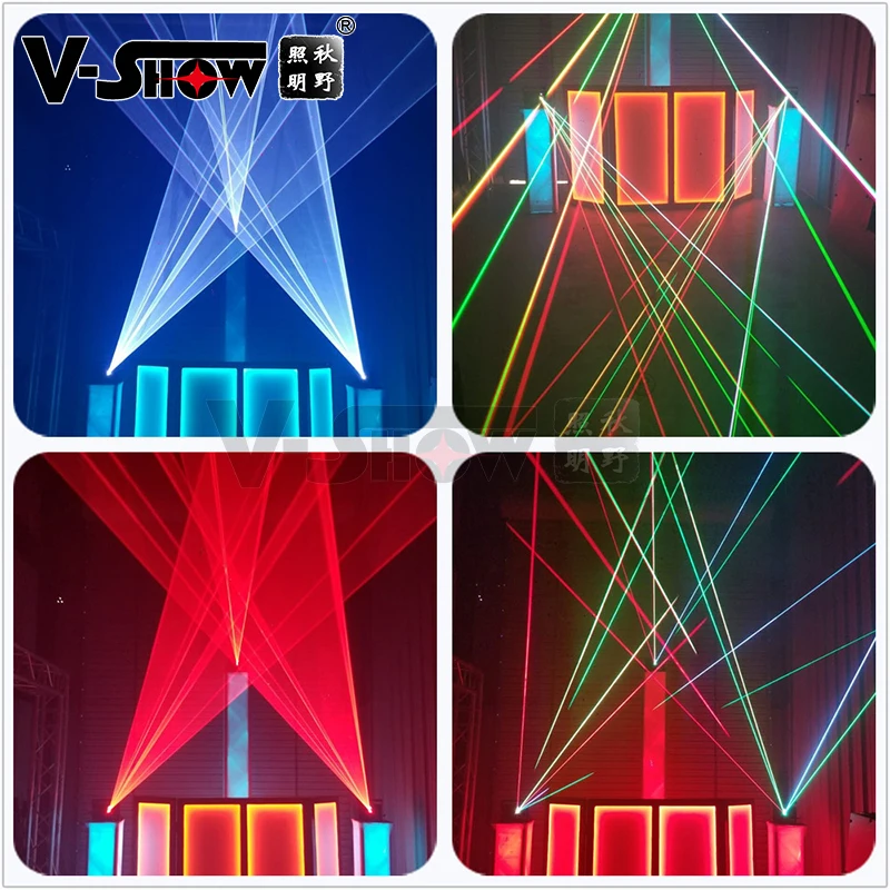 VSHOW L0303 Mini 3W Animation RGB DMX ILDA Laser Light 30K for Disco Event DJ Show