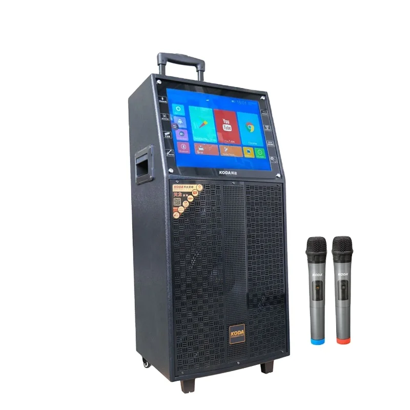 High Resolution High Power Touch Screen Display Active Speaker With Multiple Function