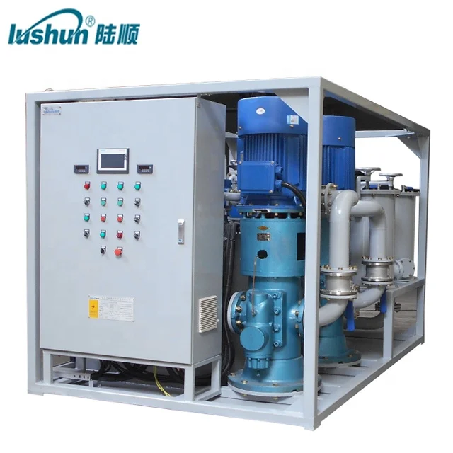 Factory Lushun Brand Lube Oil Filter Cart Hydraulic Flushing Unit/