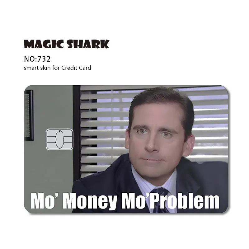 Magic Shark 3M Material Waterproof Personalised Debit Credit Card Skin OEM Multi Design Custom Bank Credit Card Sticker