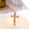 Colored Diamond Cross