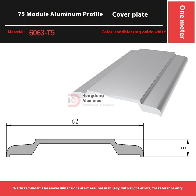 75mm Wide 6000 Series Aluminum Profile Linear Slide Platform Manipulator Half-Enclosed Screw Belt Module for Heat Sink Cut supplier