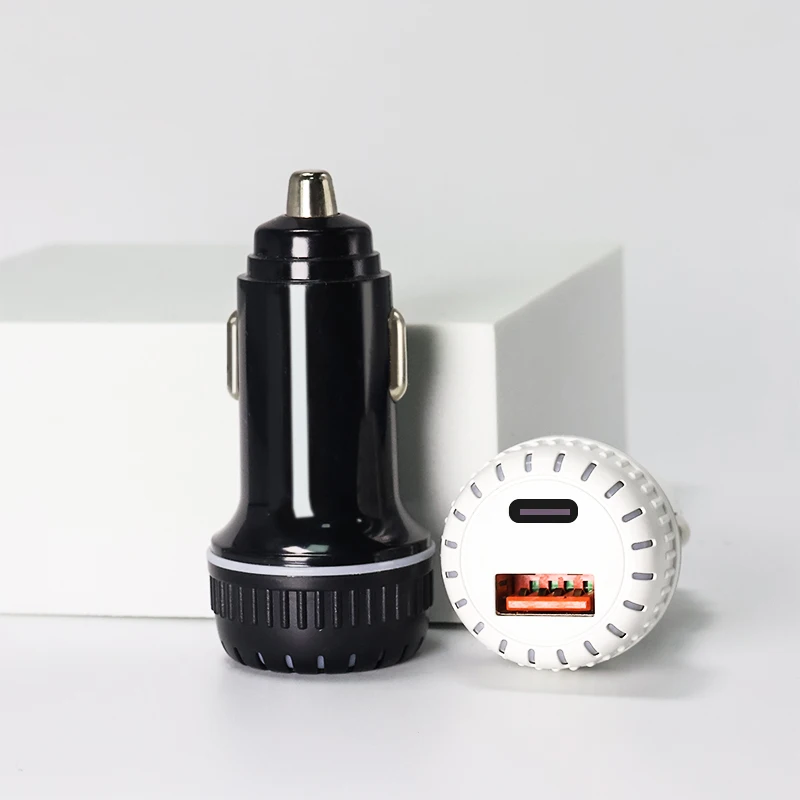 2 Usb Port Universal Car Charger Phone Car Charger Qc Pd Travel Mobile