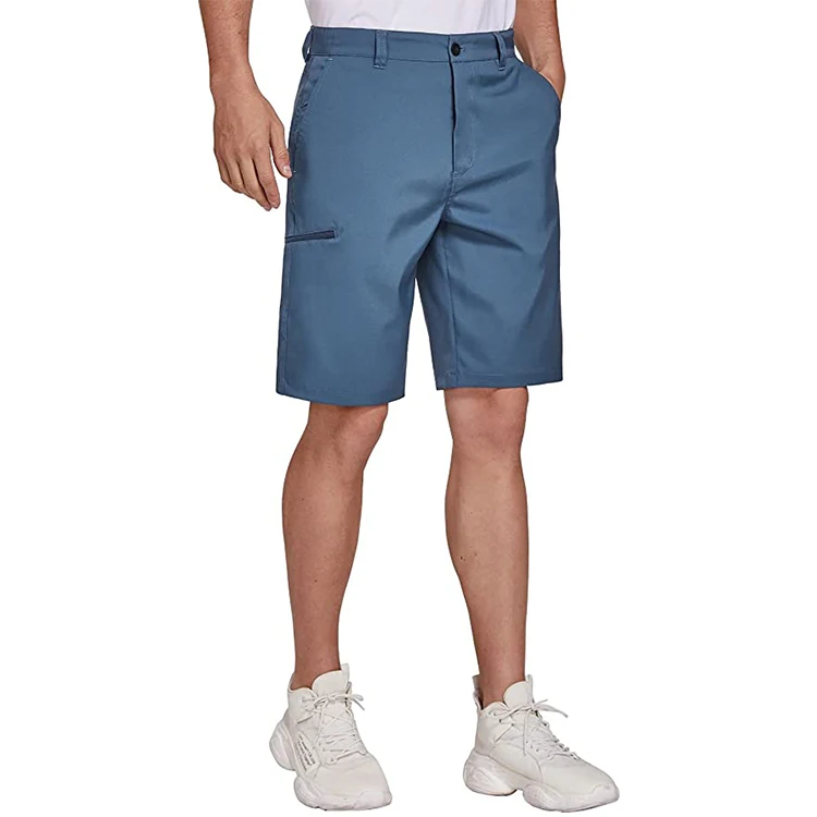 Wholesale Customization Men's Golf Hybrid Dress Shorts Casual Chino Stretch Flat Front Lightweight Quick Dry With Pockets gallery 6