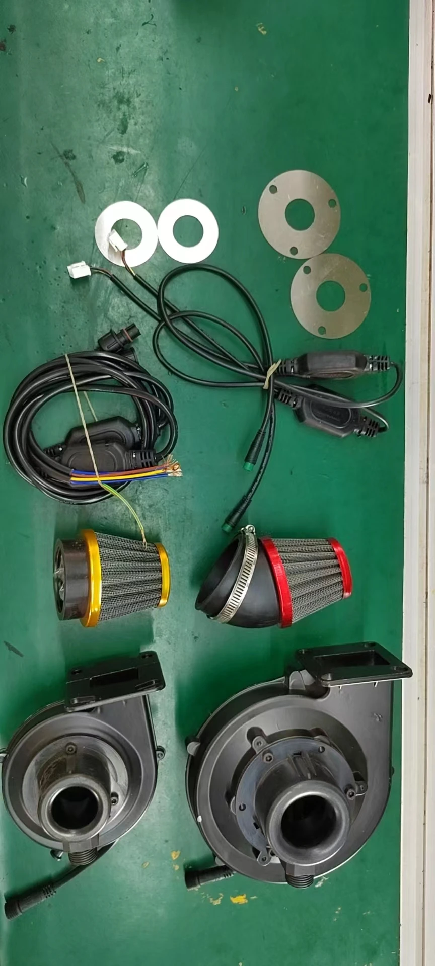 AC DC High Volume Premix Heater Premix  FG PWM  Combustion Fan Premix Centrifugal Fan Blower for burner or Coffer Bodier Machine