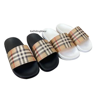 Luxury Designer Flat Slippers Fashion Women Ladies Outdoor Shoes Walking Casual Brand Shoes Sandals Top Quality